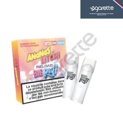 Cartouche Ananas Litchi Big Puff Reload Par 2 0