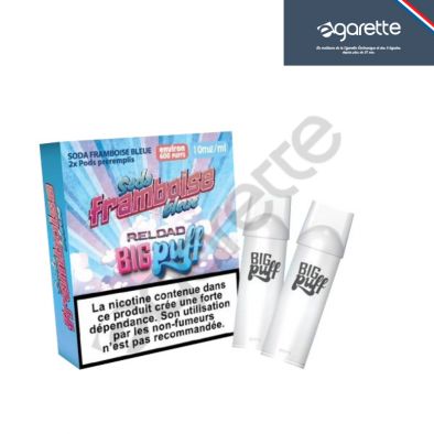 Cartuccia di soda Big Puff Reload Blue Raspberry Set da 2 0