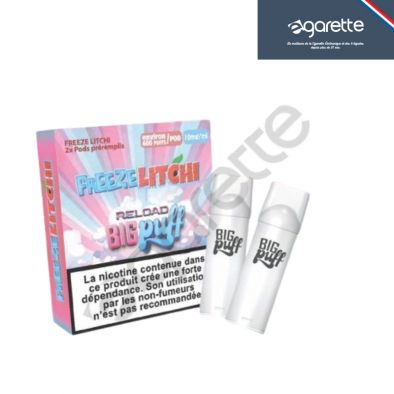 Freeze Litchi Big Puff Cartuccia ricaricabile set di 2 0