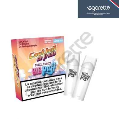 Cartouche Cocktail De Fruits Big puff Reload Par 2 0