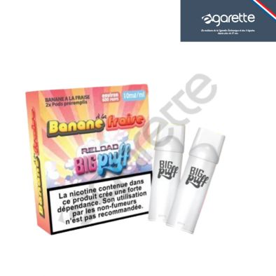 Cartuccia Big Puff Reload Strawberry Banana Set da 2 0