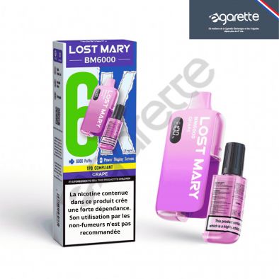 Puff Grape BM6000 20 mg - Lost Mary 0