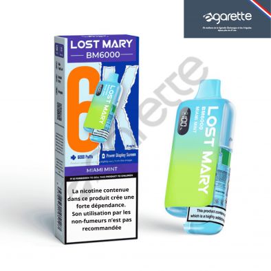 Puff Miami Mint BM6000 20 mg - Lost Mary 0