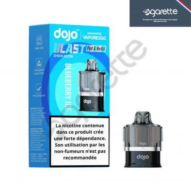 Cartouche Blueberry Ice Dojo Blast 6000 20 mg - Vaporesso 0