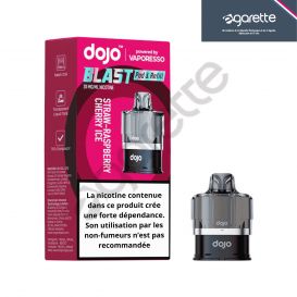 Cartouche Straw Raspberry Cherry Ice 20 mg Dojo Blast 6000 - Vaporesso