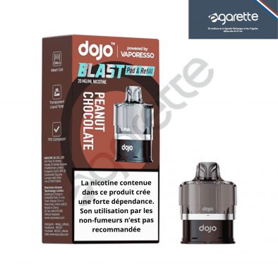 Cartouche Peanut Chocolate 20 mg Dojo Blast 6000 - Vaporesso 0