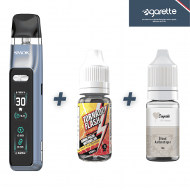 Pack Pod Novo GT Kit - Smoktech + E-Liquid 10ml - Tornado Flash + E-Liquid 10ml - Cupide