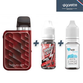 Pack Pod Novo GT Box - Smoktech + E-Liquid 10ml - Tornado Flash + E-Liquid 10ml - Cupide