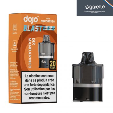 Cartouche Puff Dix Mandarines Dojo Blast 6000 - Vaporesso 0