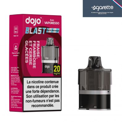 Cartouche Puff Fraise Framboise Cerise Glacées Dojo Blast 6000 - Vaporesso 0