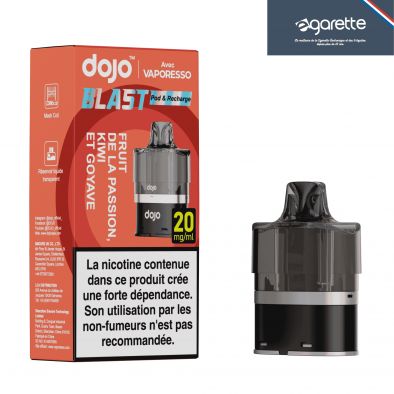 Cartouche Puff Fruit de la Passion Kiwi Goyave Dojo Blast 6000 - Vaporesso 0