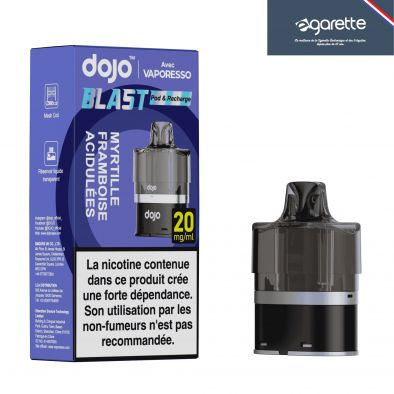 Cartouche Puff Myrtille Framboise Acidulées Dojo Blast 6000 - Vaporesso 0