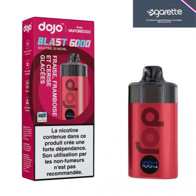 Puff Cartouche Fraise Framboise Cerise Glacées Dojo Blast 6000 - Vaporesso 0