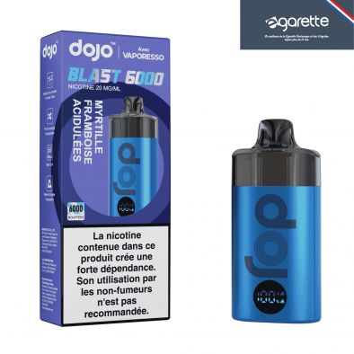 Puff Cartouche Myrtille Framboise Acidulées Dojo Blast 6000 - Vaporesso 0