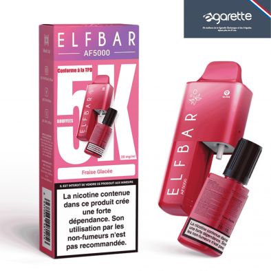 Puff Cartouche Fraise Glacée AF5000 - ElfBar 0