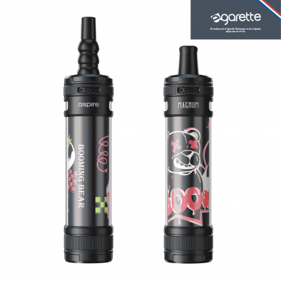 E-GARETTE Kit Chicha Électronique Black Booming Bear Magnum - Aspire 2