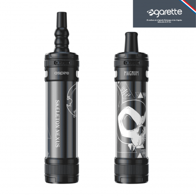 E-GARETTE Kit Chicha Électronique Black Skeleton Nexus Magnum - Aspire 4