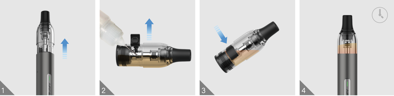 Wie befülle ich meine Airpen-Kartusche?