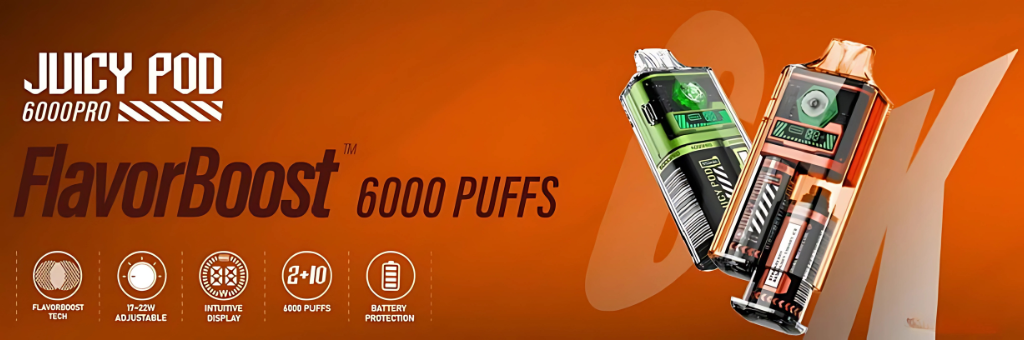 juicy pod pro 6000 puffs