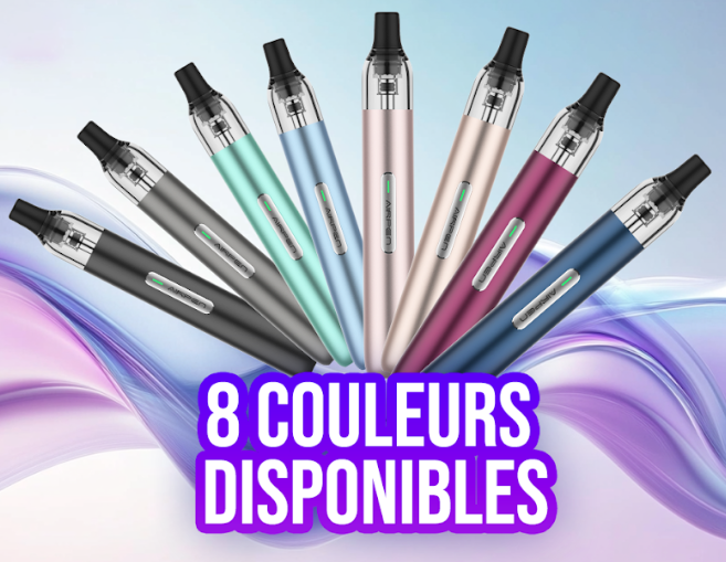 8 couleurs différentes pour l'airpen de smok