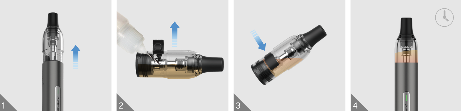 Riempimento facile delle cartucce del kit Airpen di Smok